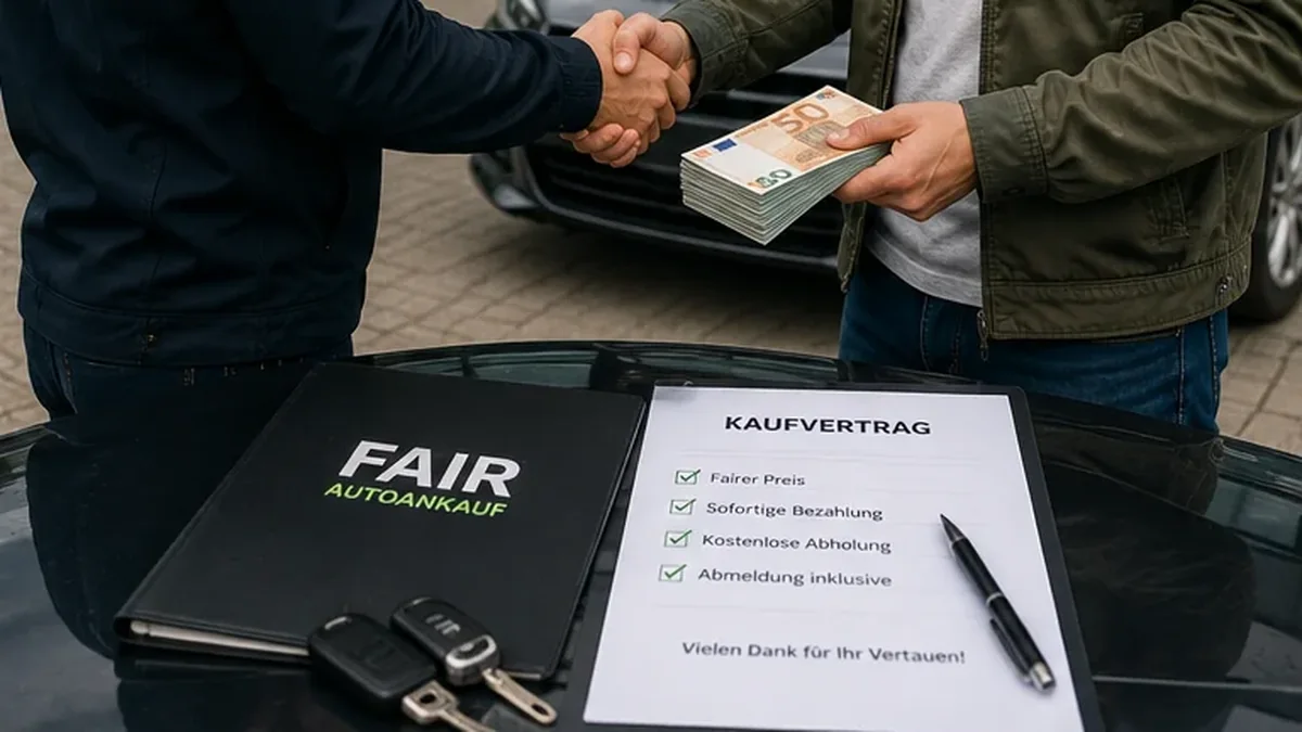 Kaufvertrag beim Autoverkauf – Was sollte enthalten sein? | Fair Autoankauf